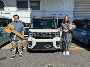 W様にスペーシアギアをご納車させて頂きました